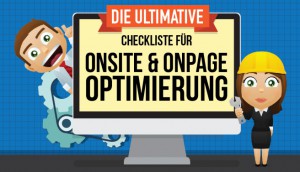 Infografik: Checkliste zur Onpage-Optimierung